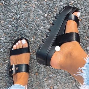 Black sandals